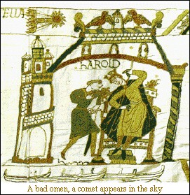 Comet Halley in Bayeux Tapestry