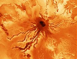 A volcano on Io