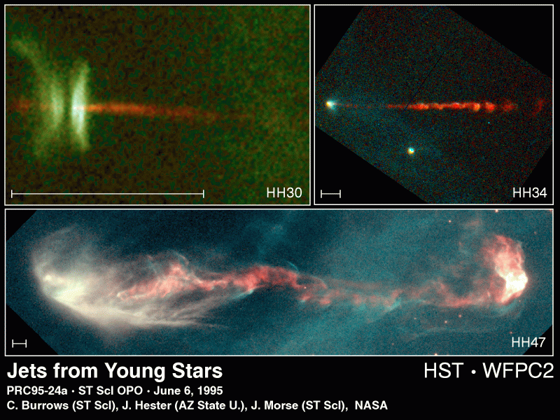 Protostars with surrounding disks and emerging jets