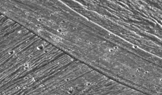 Young terrain on Ganymede