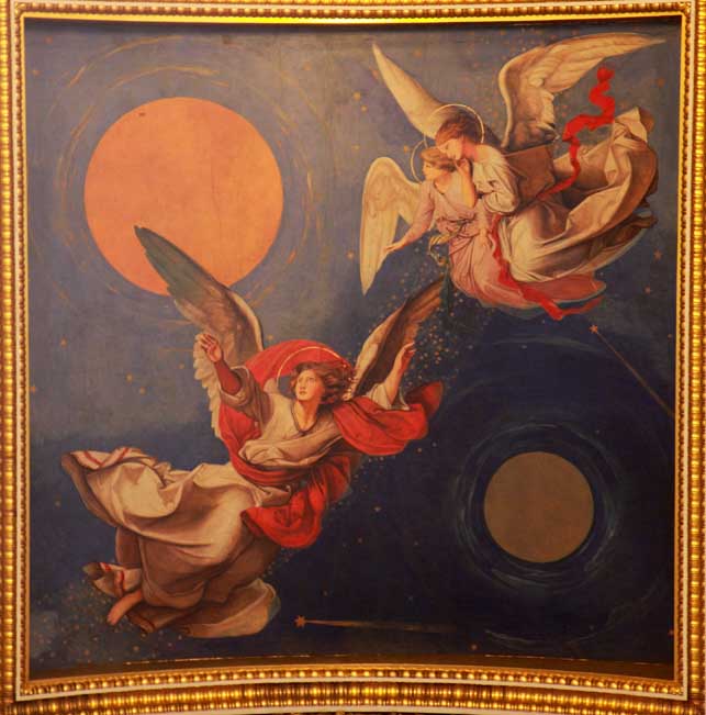 Painting of Sun and Moon