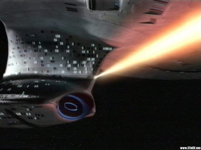Enterprise firing phaser