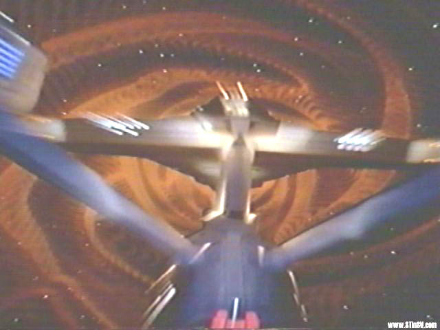 Enterprise in worm hole