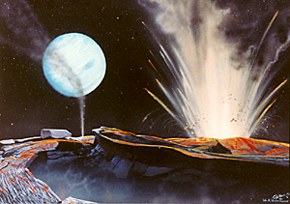 artist's concept of Tritonian geyser