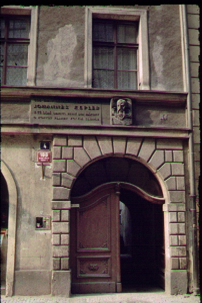 Kepler's house in Prague