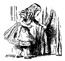 Alice looks behind the curtain