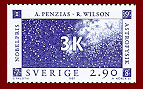 Swedish stamp on 3K radiation
