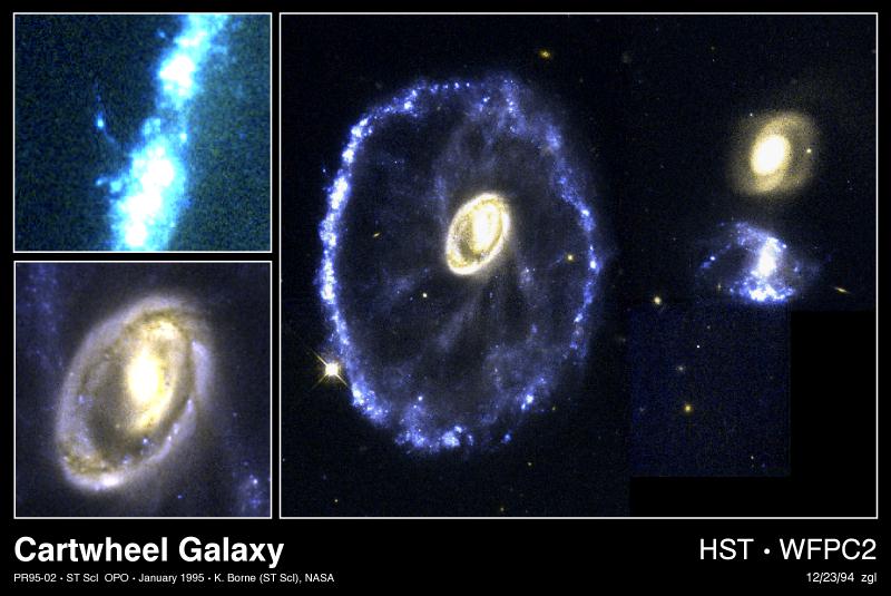 The Cartwheel ring galaxy