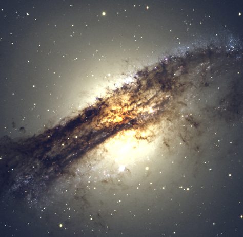 picture of radio galaxy Centaurus A