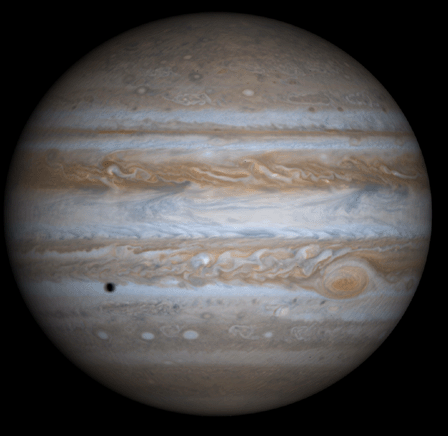 Color image of Jupiter