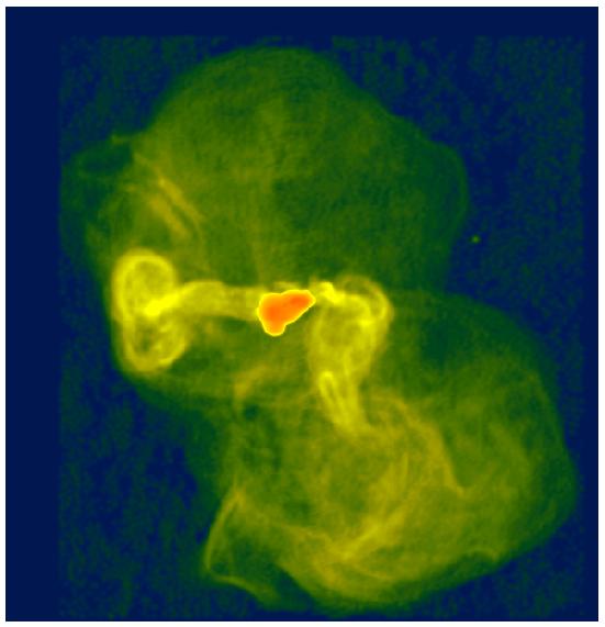 large scale deep radio image of M87 jet