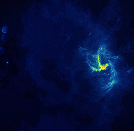 radio image of the Galactic Center