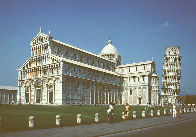 Pisa cathedral and leaning tower (campanile)