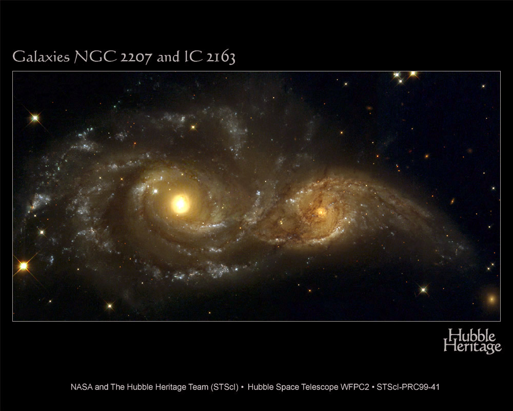 interacting galaxies