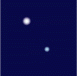 Sirius A and B orbiting each other