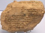 Tablet with a list of eclipses between 518 and 465, mentioning the death of king Xerxes. British Museum, London (Britain).