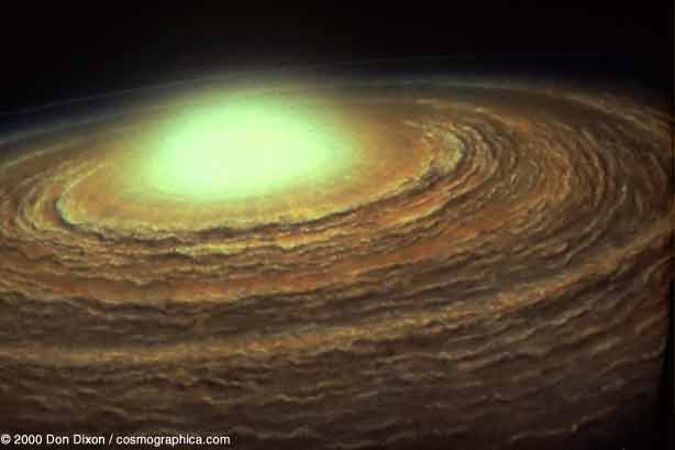 Artist concept of very young sun